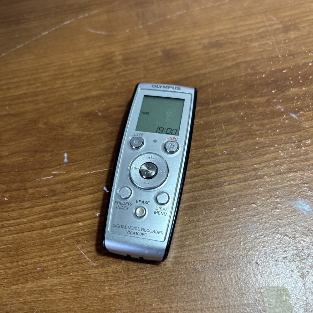 Olympus VN-4100PC Handheld Digital Voice Recorder Working Ghost Hunting EVP